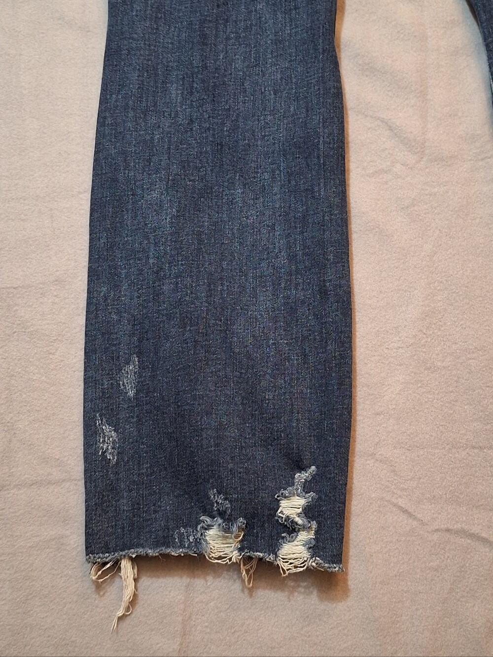 Judy Blue 5 Pocket Dark Wash Distressed High-Rise Slim Boot Cut Denim Jeans 20W - Picture 11 of 15